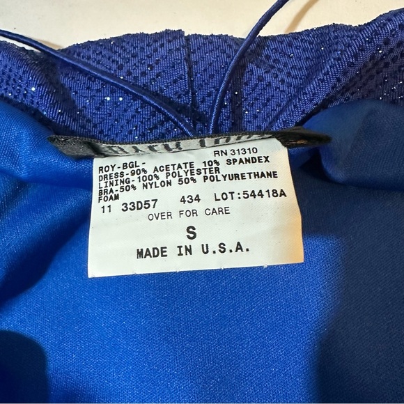 Vtg Y2K 90s Byer Too Glitter Slip Dress Bodycon Mini - Picture 4 of 8